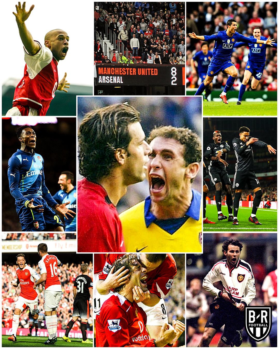 曼联战阿森纳名场面！都记得吗