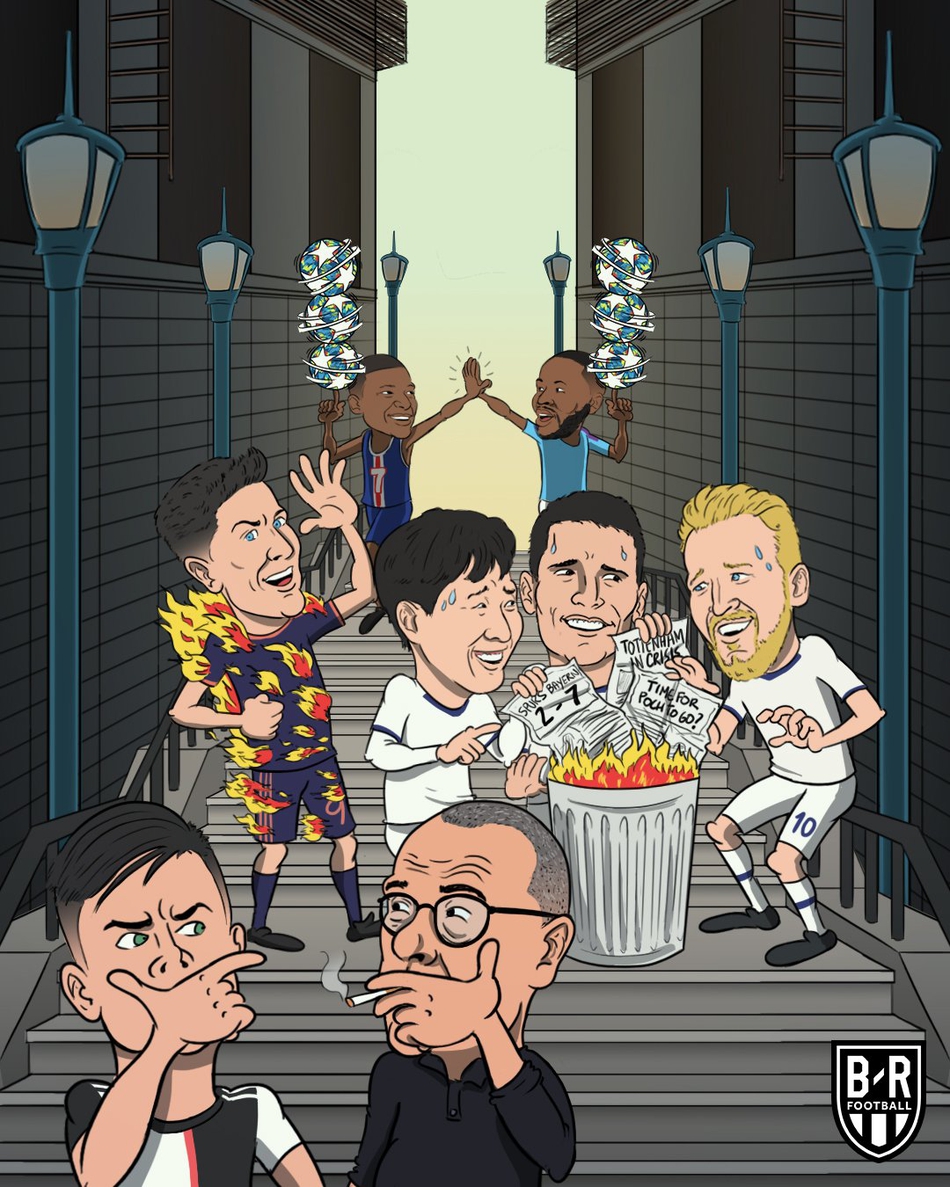 欧冠神图：梅西创纪录 C罗躺枪