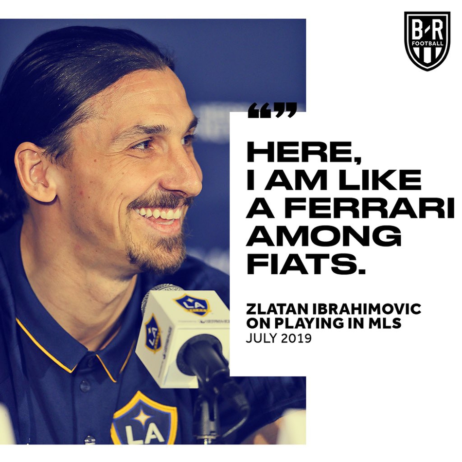 伊布告别洛杉矶！赠言美国球迷：你们看棒球去吧