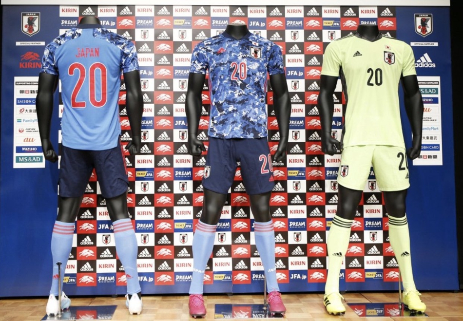 五种蓝色！看日本队这身新球衣