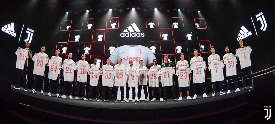 尤文新球衣发布！这汉字款太炫