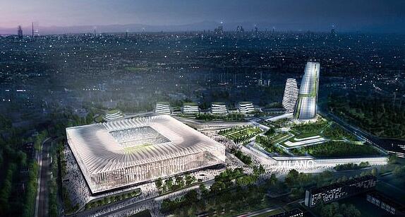 米兰双雄新球场规划 什么水平
