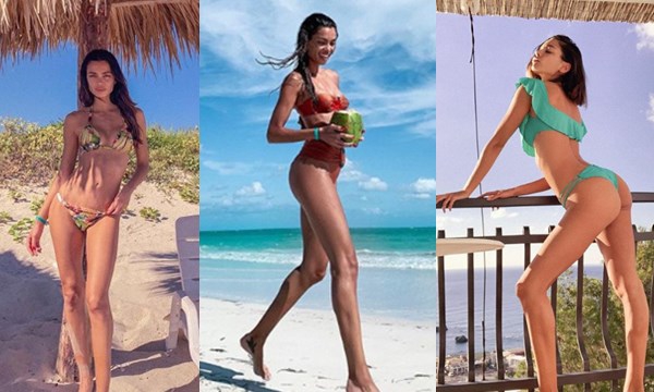 梅西前队友嫩妻私照 长腿吸睛