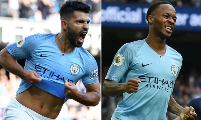 英超-阿圭罗（5）&斯特林（4）-曼城（9）