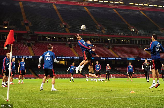 西班牙众将备战威尔士