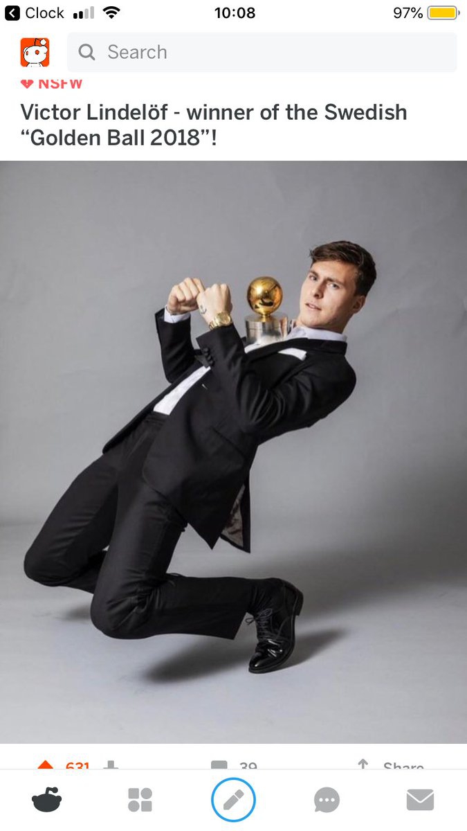 曼联大将夺瑞典足球先生