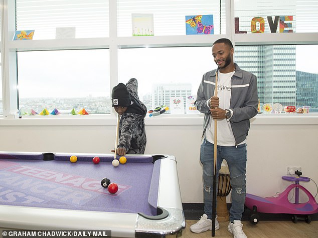 曼城明星帮助小球迷抗击癌症