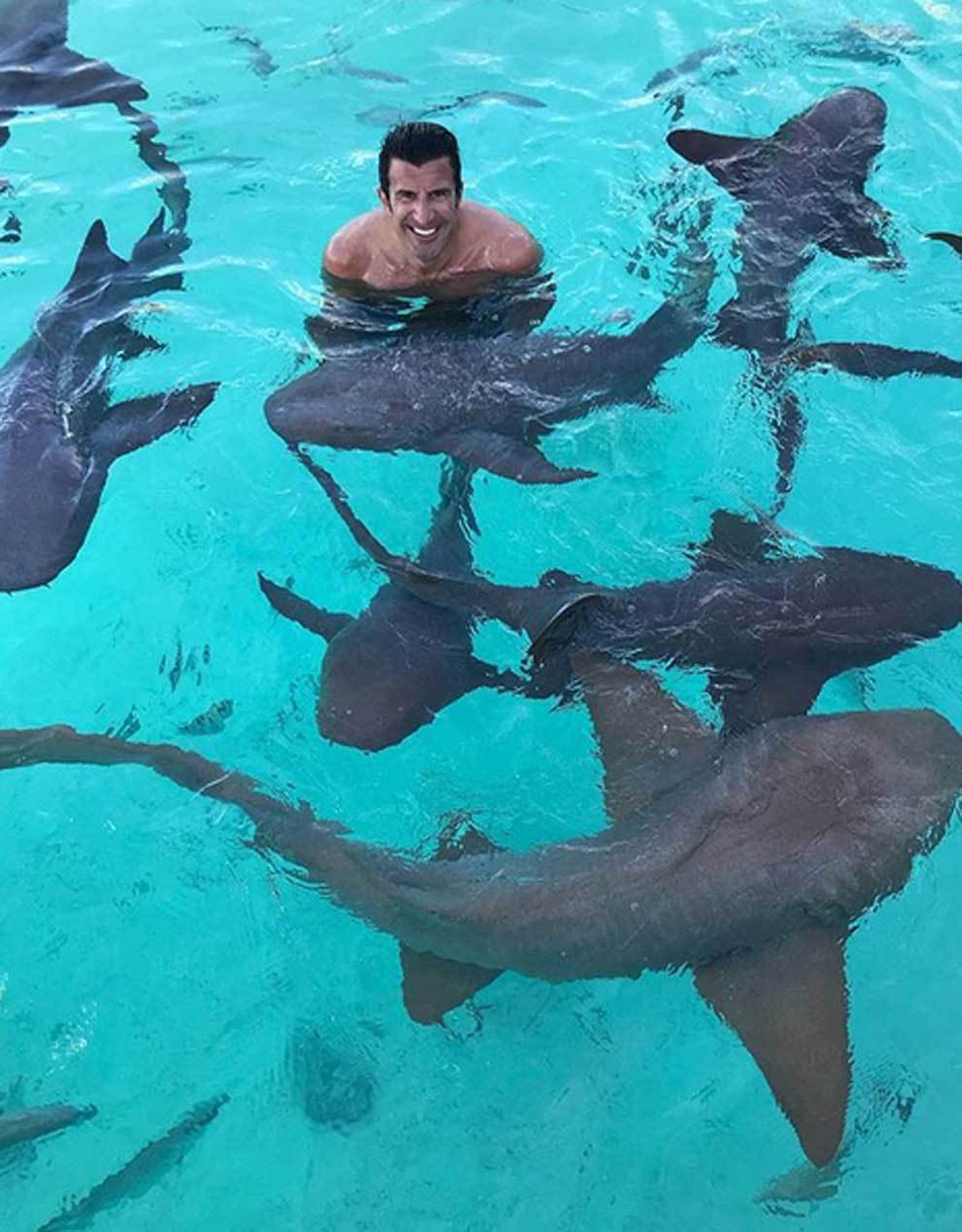 菲戈44岁妻子外型犹如20岁女郎