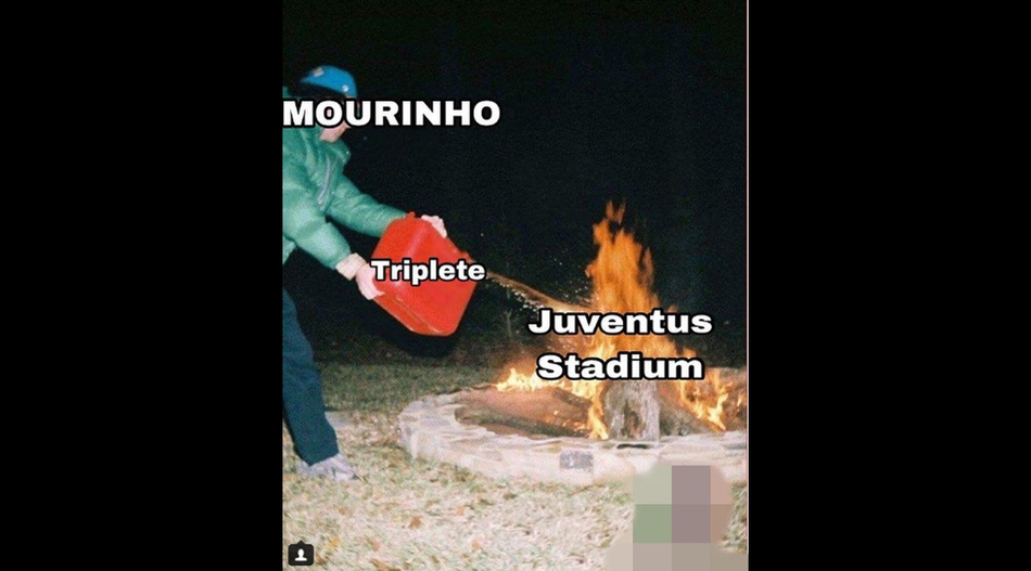 穆里尼奥嘲讽庆祝 遭网友恶搞