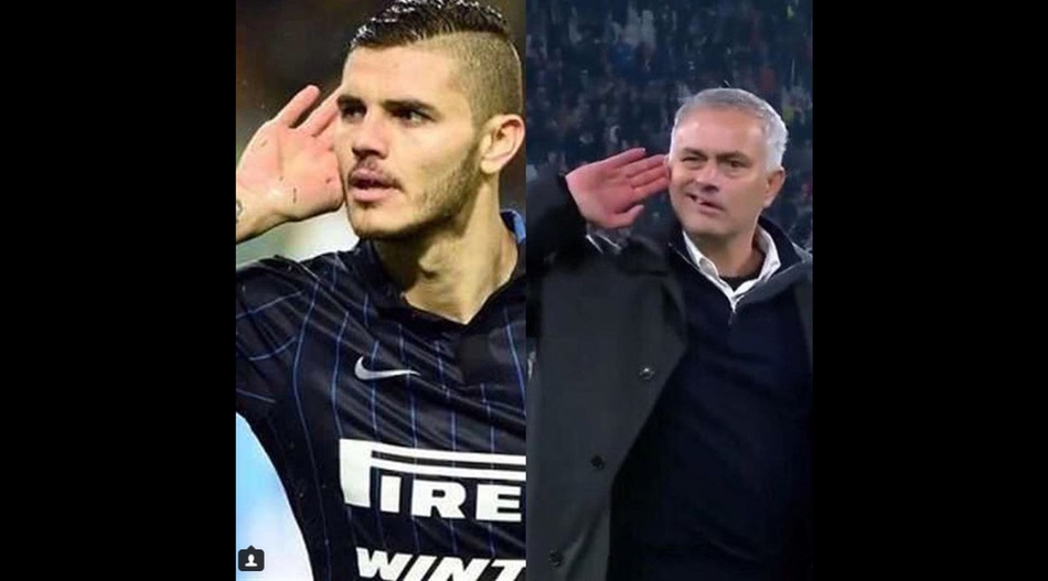 穆里尼奥嘲讽庆祝 遭网友恶搞