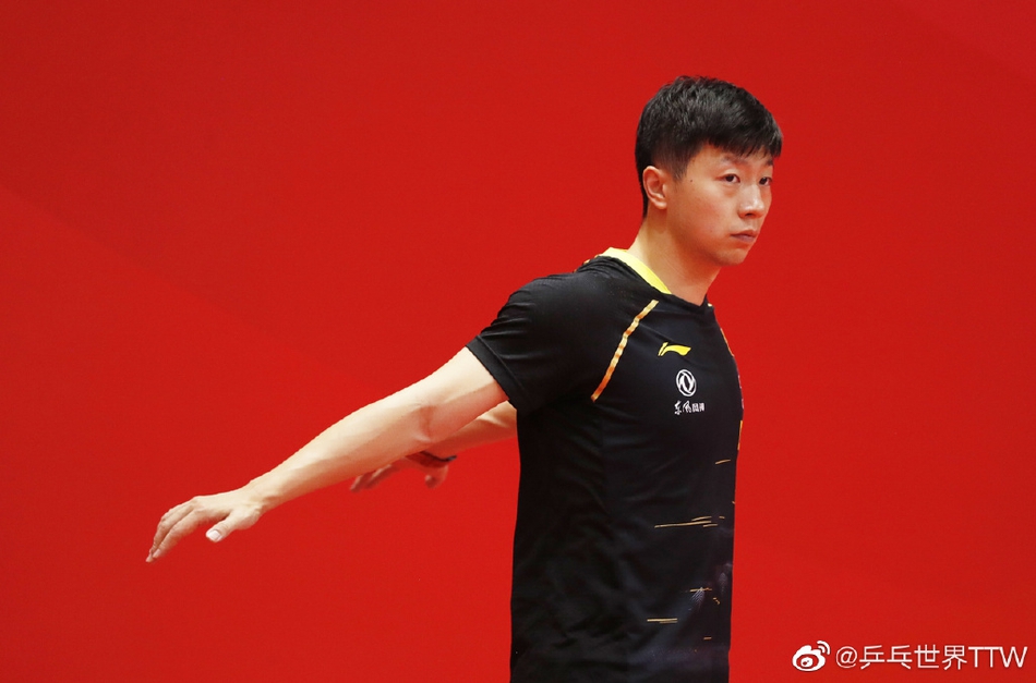 国乒选手备战奥运模拟赛