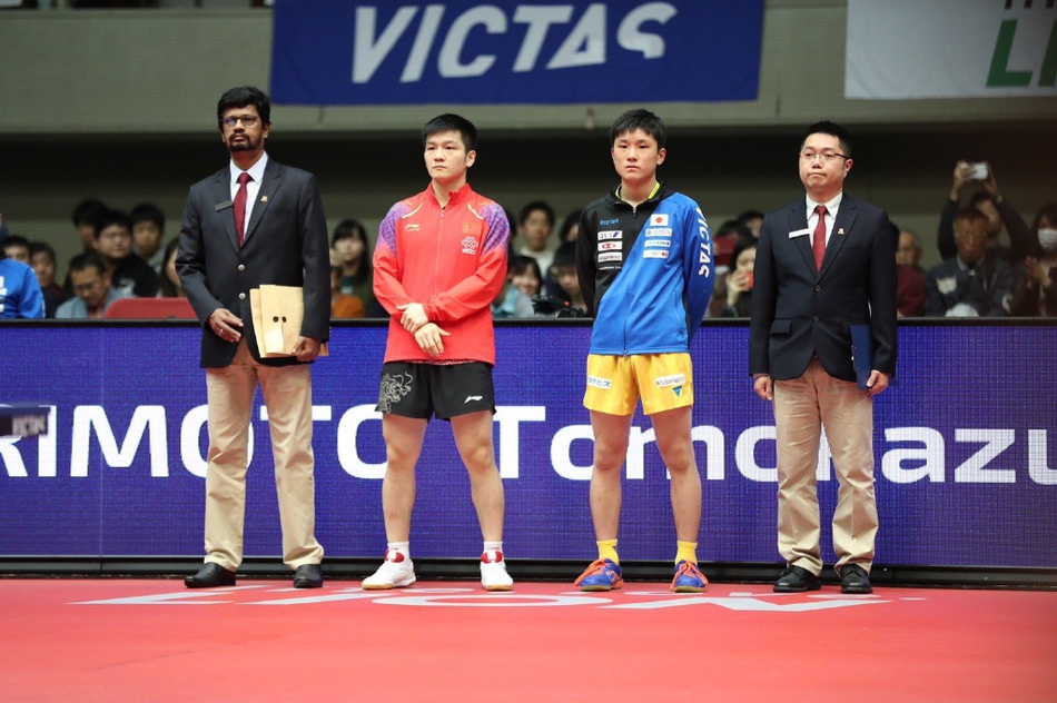 亚洲杯樊振东4-1张本智和