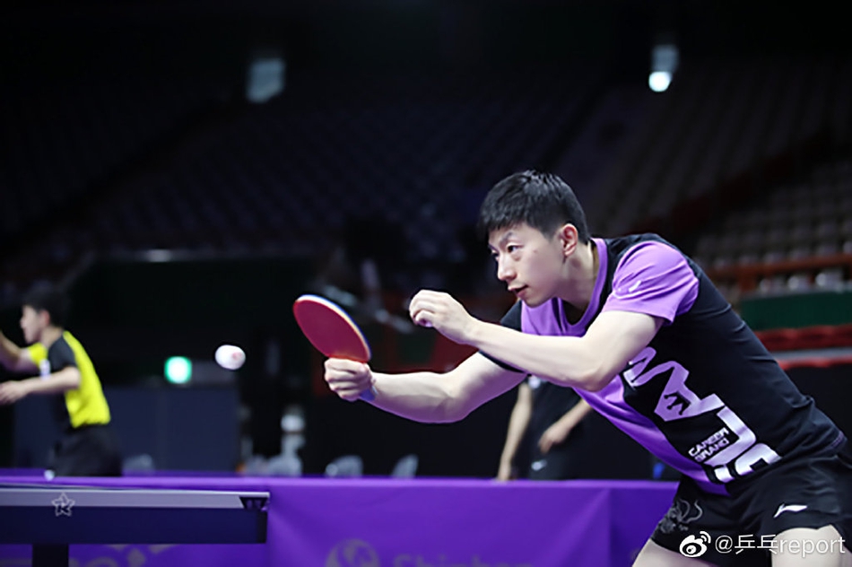 马龙领衔国乒男队备战韩乒赛