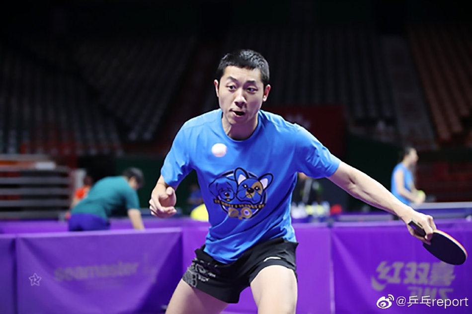 马龙领衔国乒男队备战韩乒赛