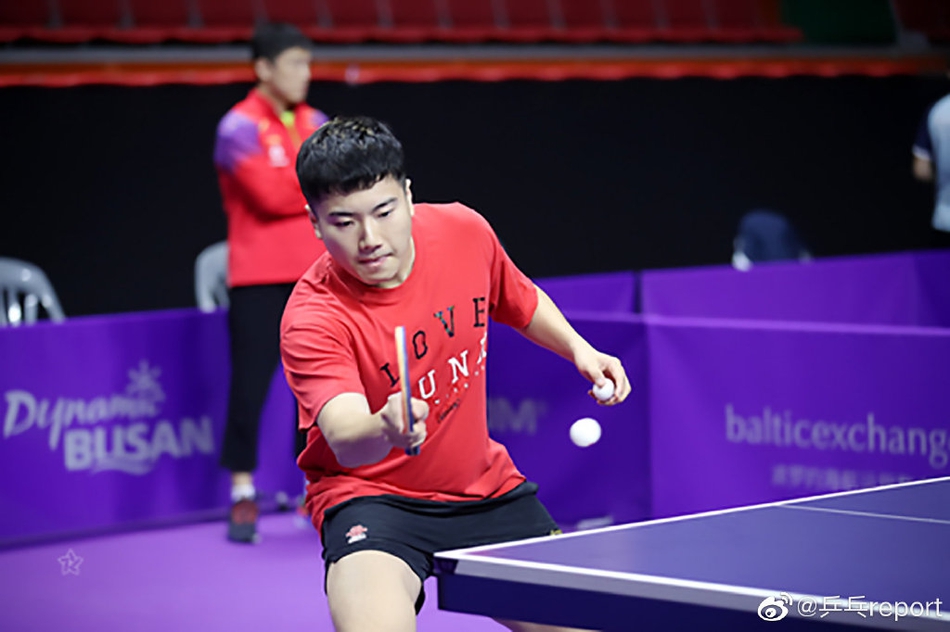 马龙领衔国乒男队备战韩乒赛