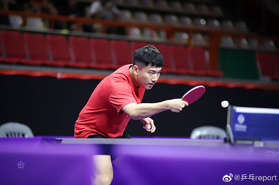 马龙领衔国乒男队备战韩乒赛