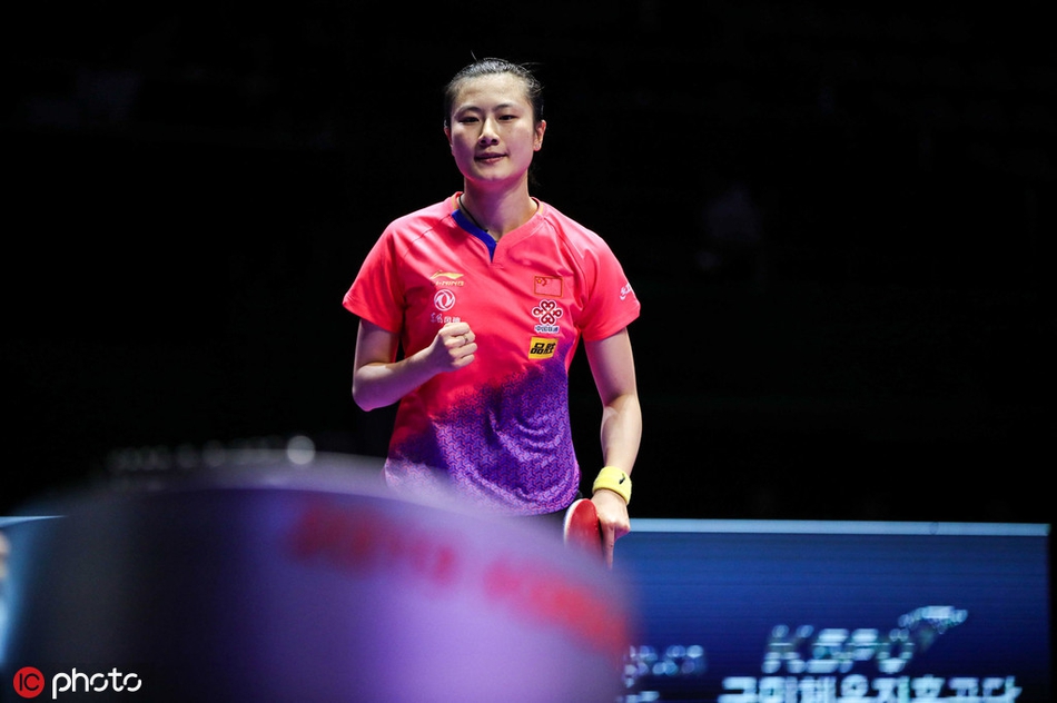 韩乒赛陈梦4-1丁宁夺冠