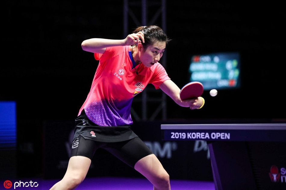 韩乒赛陈梦4-1丁宁夺冠