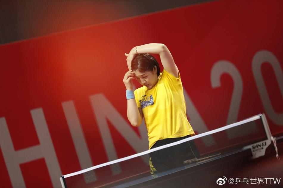 国乒选手备战奥运模拟赛