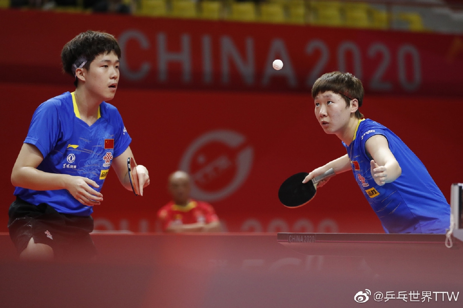 国乒奥运模拟赛混双1/4决赛结束