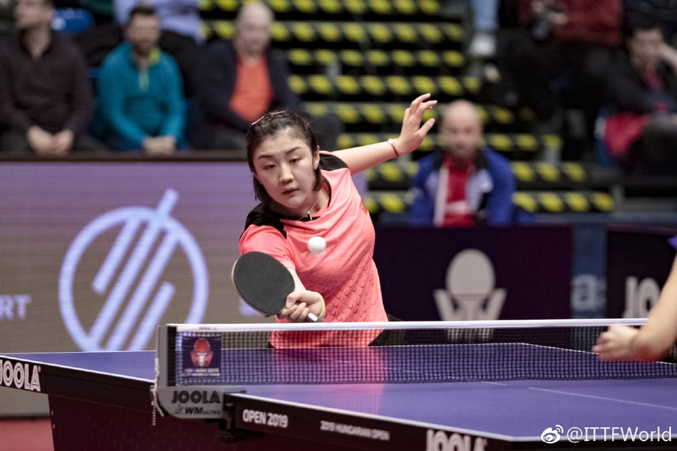 国乒包揽匈牙利赛女单四强