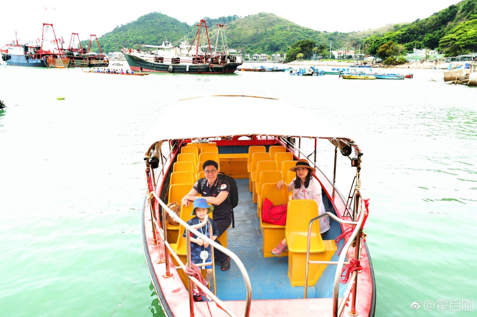 霍启刚郭晶晶带孩子体验插秧