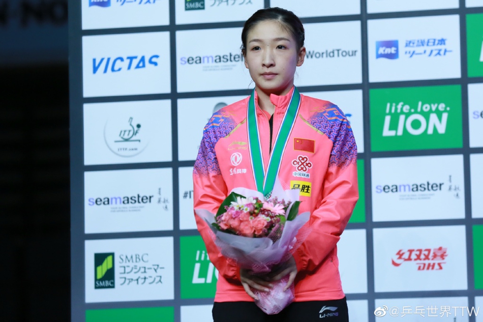 日乒赛孙颖莎女单夺冠