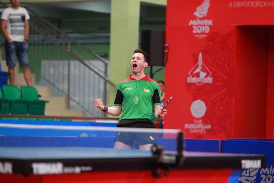 波尔出战欧运会乒乓球男团比赛