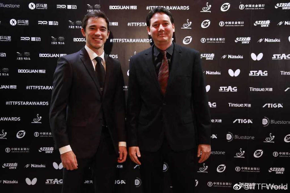 国乒出席乒联球星颁奖盛典