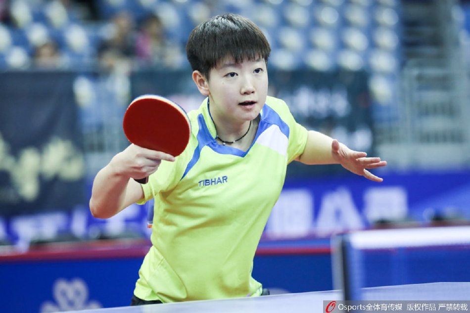 孙颖莎入围全国优秀共青团员名单