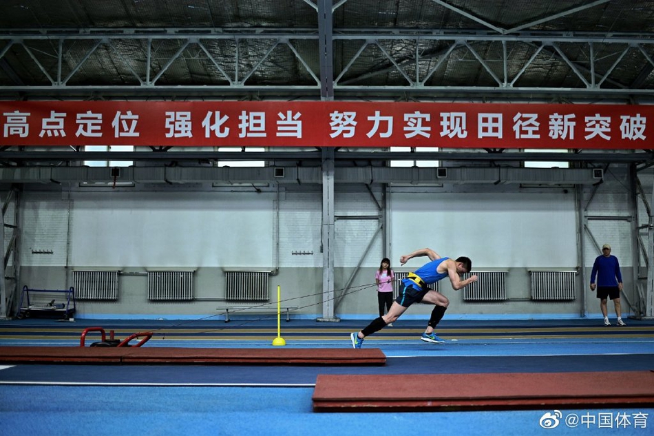 中国田径队备战奥运会