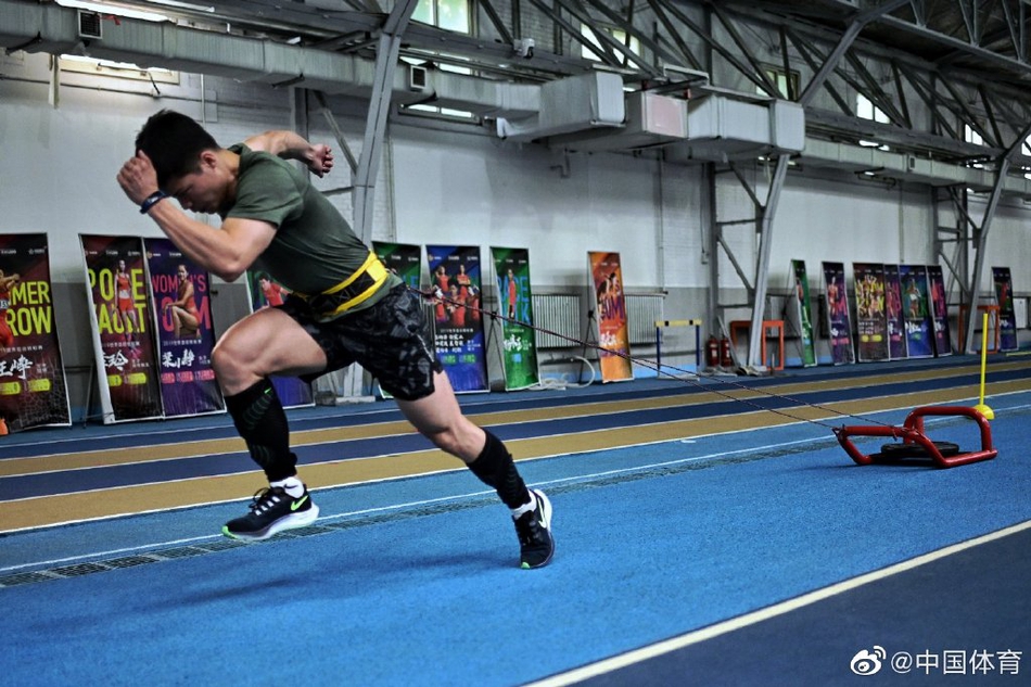 中国田径队备战奥运会