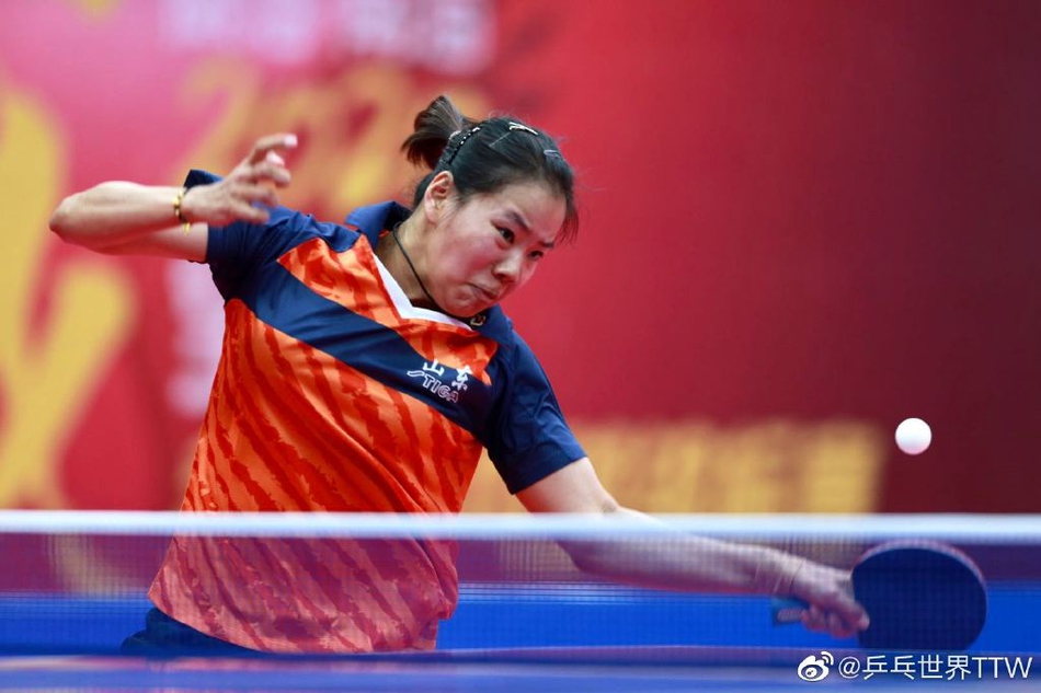 乒乓球全锦赛半决赛精彩瞬间