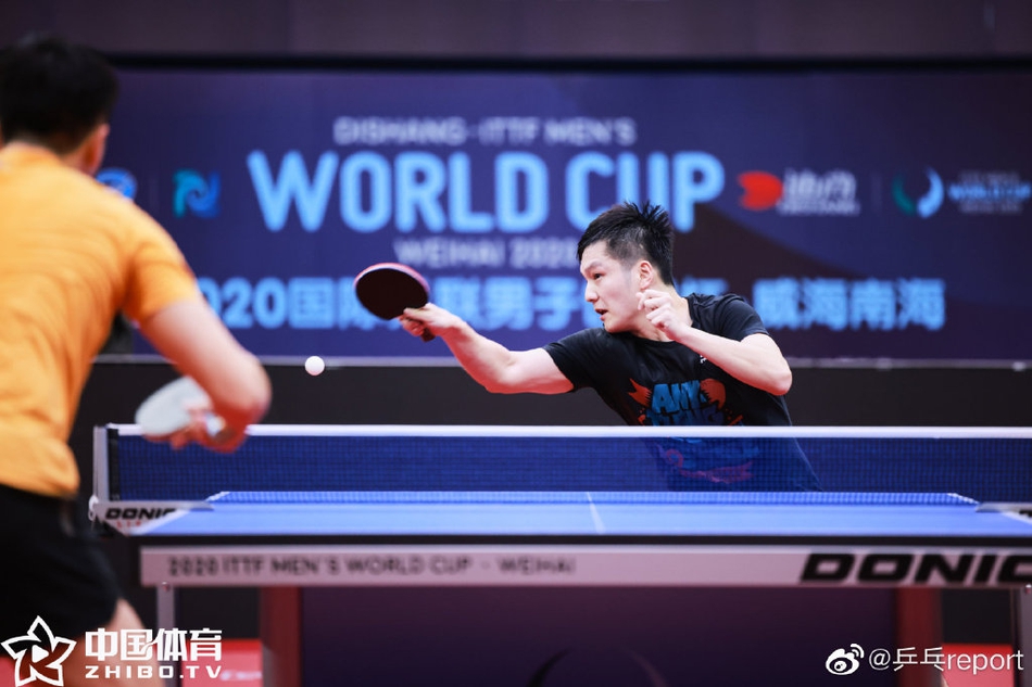 马龙樊振东备战男乒世界杯
