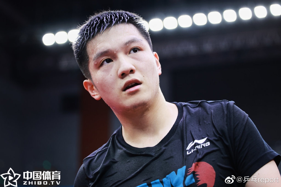 马龙樊振东备战男乒世界杯