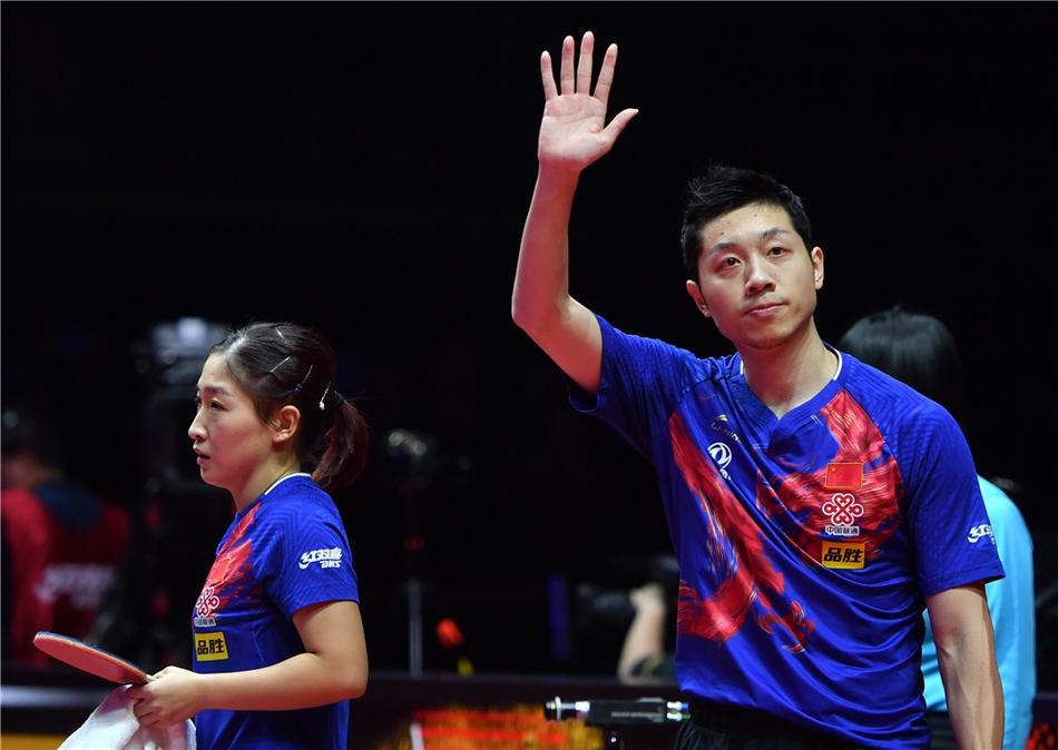 总决赛许昕/刘诗雯混双夺冠