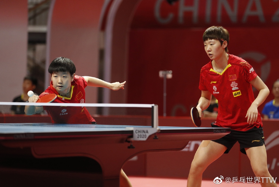 国乒奥运模拟赛女一团进八强
