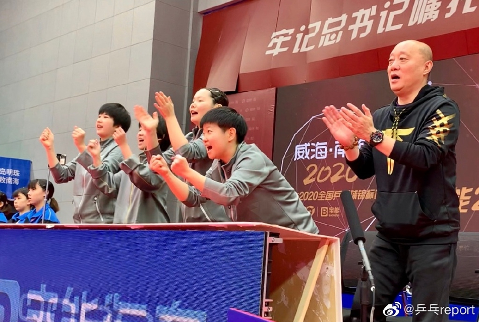 全锦赛孙颖莎率队夺女团冠军