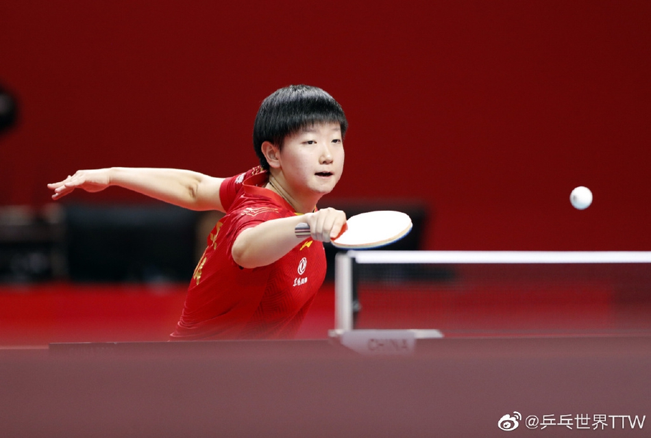 模拟赛陈梦孙颖莎王曼昱女团夺冠