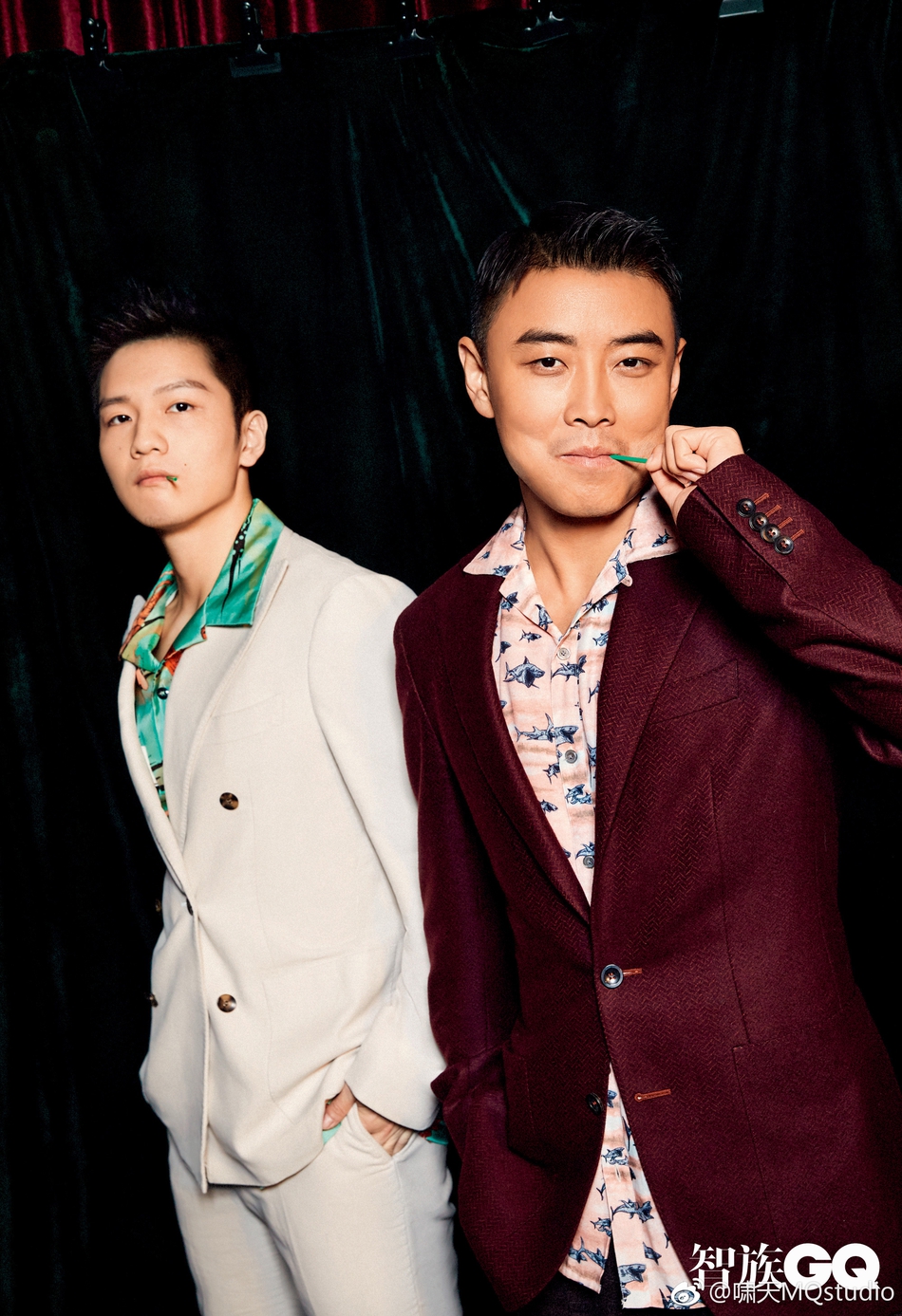 樊振东王皓时尚大片尽显帅气