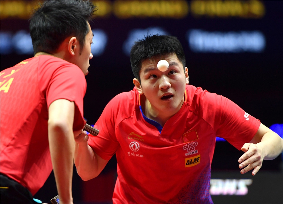 总决赛许昕/樊振东晋级