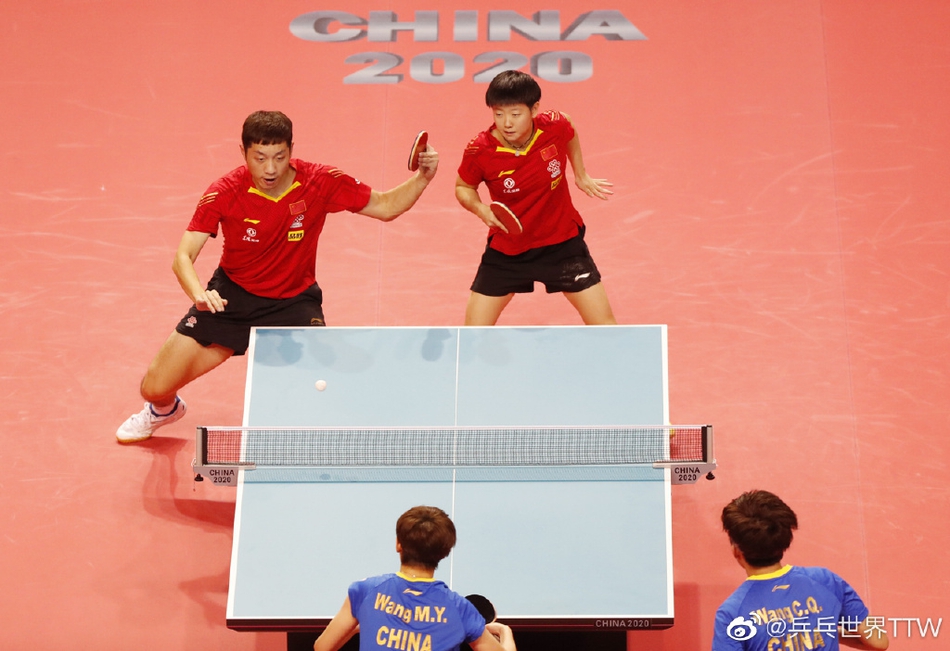 奥运模拟赛许昕/孙颖莎夺冠