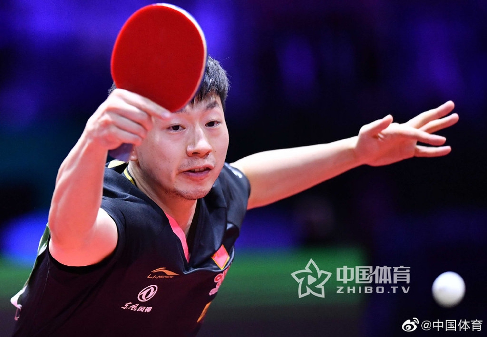 世乒赛马龙胜梁靖进决赛