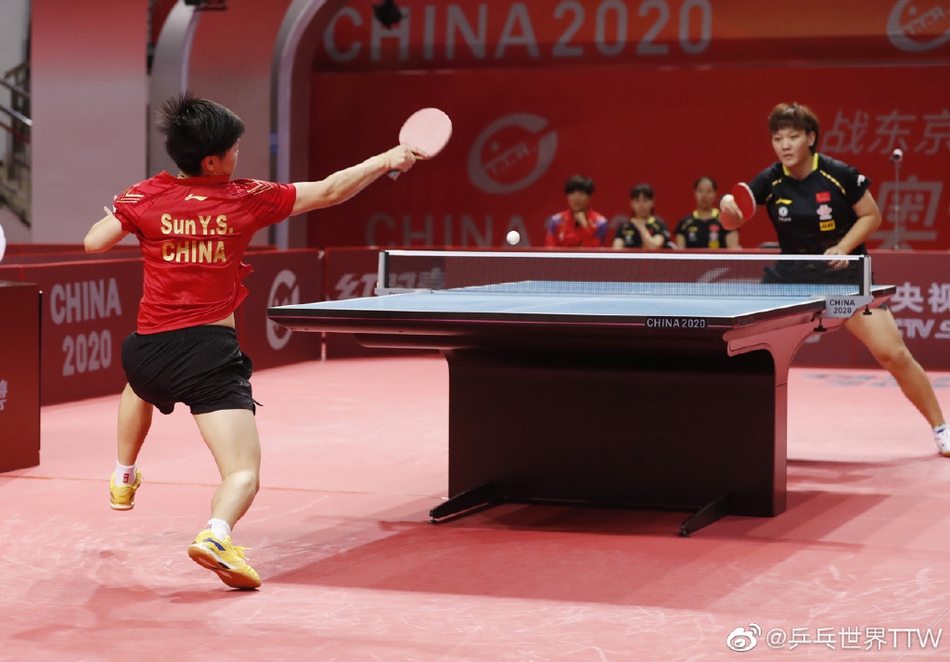 模拟赛陈梦孙颖莎王曼昱女团夺冠