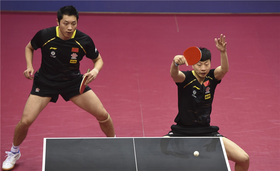 卡塔尔赛马龙许昕晋级男双决赛