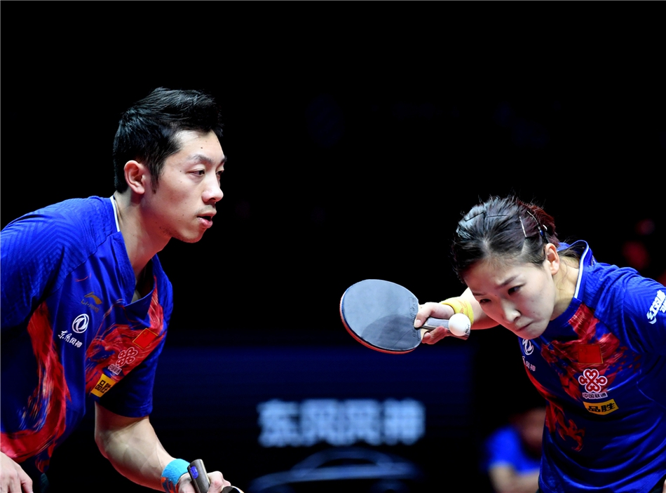 总决赛许昕/刘诗雯混双夺冠