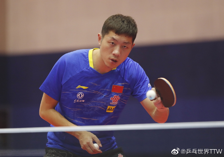 国乒选手备战奥运模拟赛