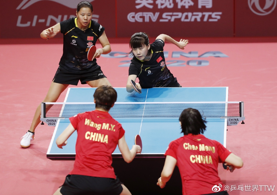 模拟赛陈梦孙颖莎王曼昱女团夺冠