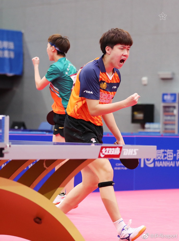 王楚钦/王曼昱全锦赛混双夺冠