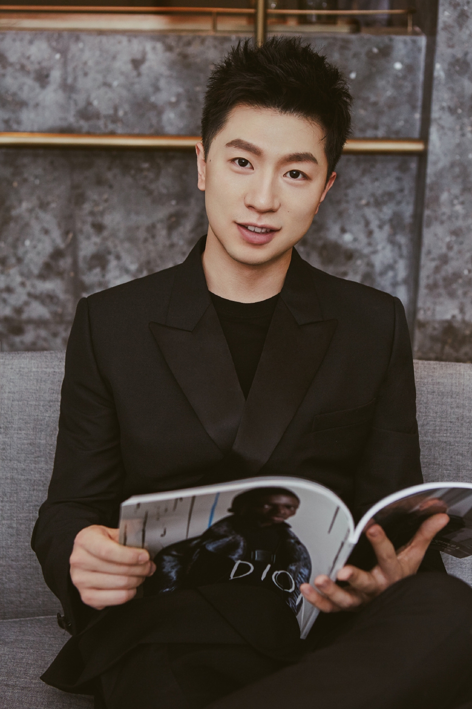 马龙时尚大片显露精英风度